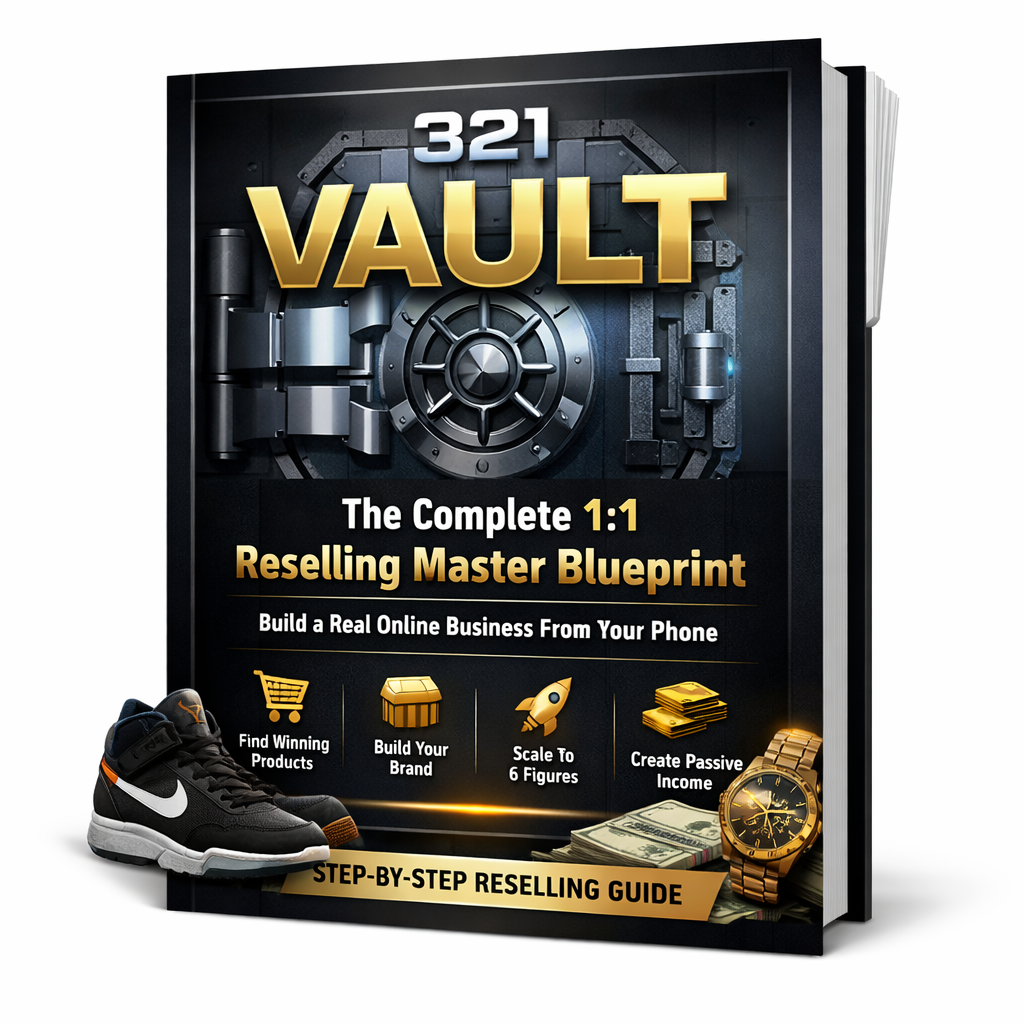 321 Vault — The Complete 1:1 Reselling Master Blueprint
